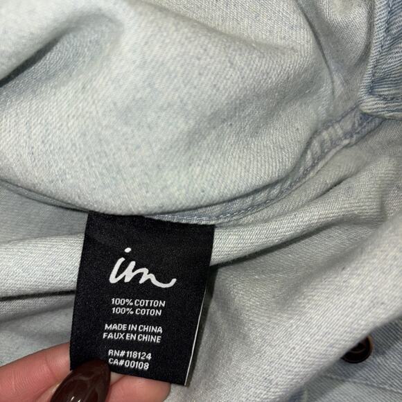 NWT Imperial Motion Men’s XXL Light Wash Denim Jean Button-Up Long Sleeve Shirt - Picture 7 of 8